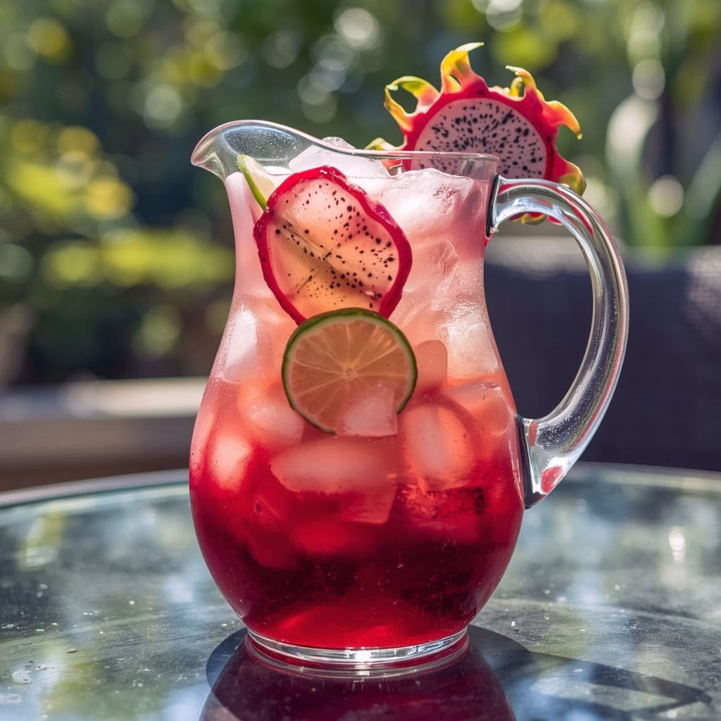 Dragon Fruit Sangria Punch Recipe