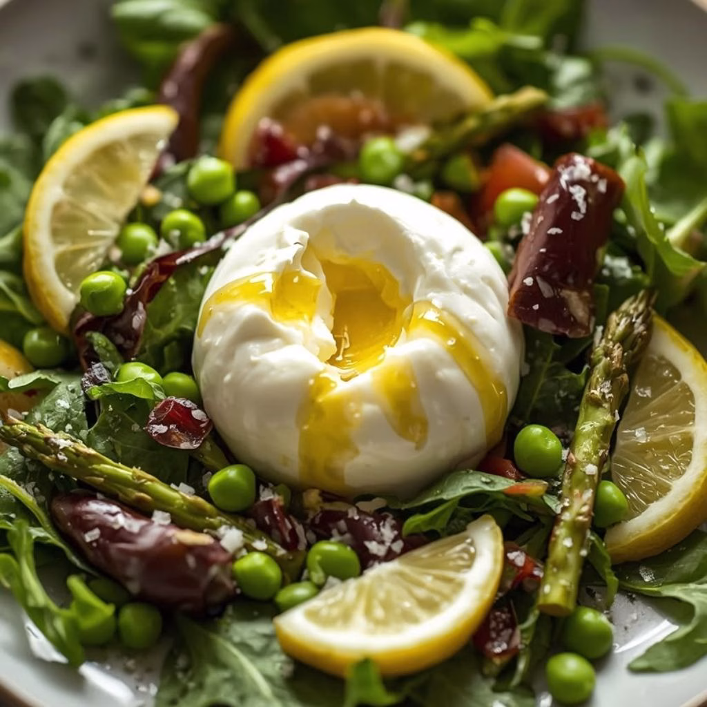 Easy Spring Salad With Burrata Recipe