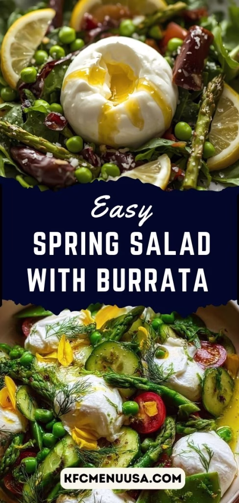 Easy Spring Salad With Burrata Recipe