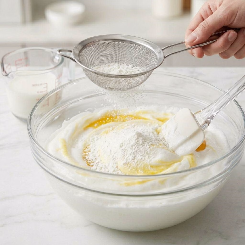 Combine Flour and Milk