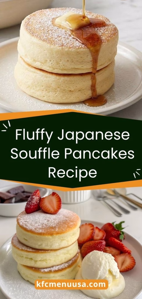 Fluffy Japanese Souffle Pancakes Recipe