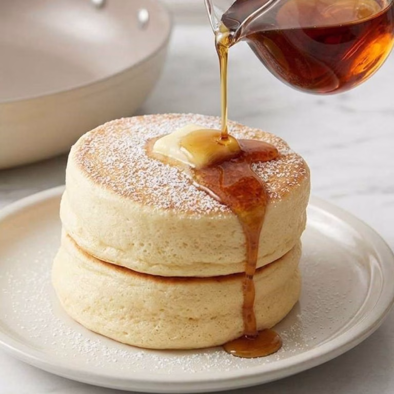 Fluffy Japanese Souffle Pancakes Recipe