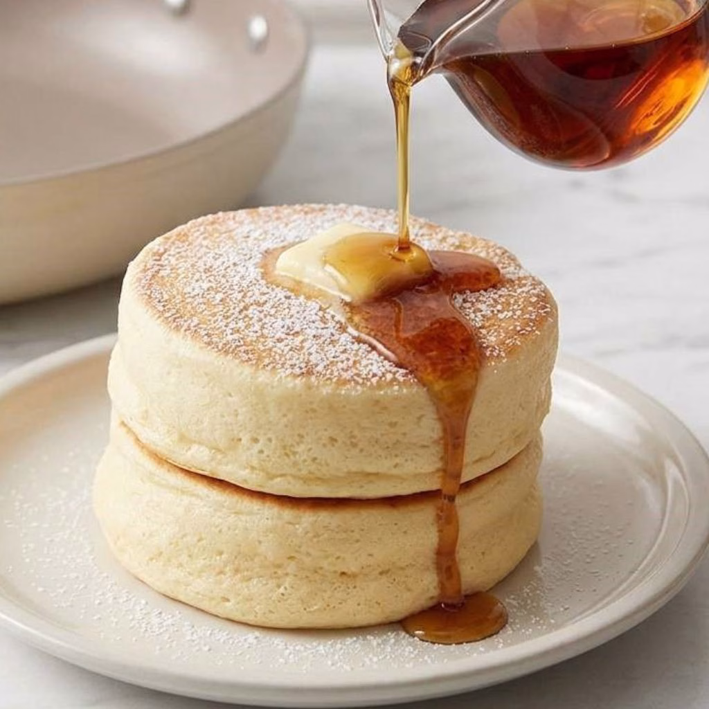 Fluffy Japanese Souffle Pancakes Recipe