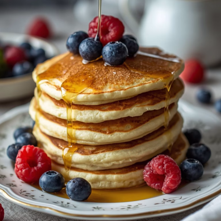 Fluffy Ricotta Pancakes Recipe