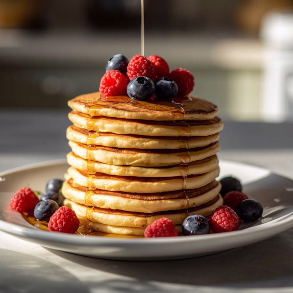 Fluffy Ricotta Pancakes Recipe