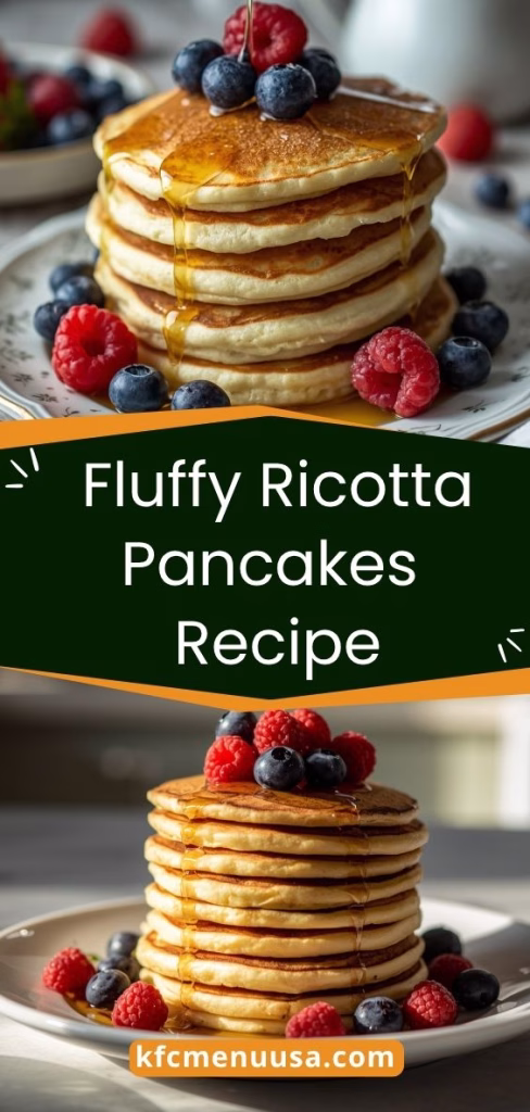 Fluffy Ricotta Pancakes Recipe