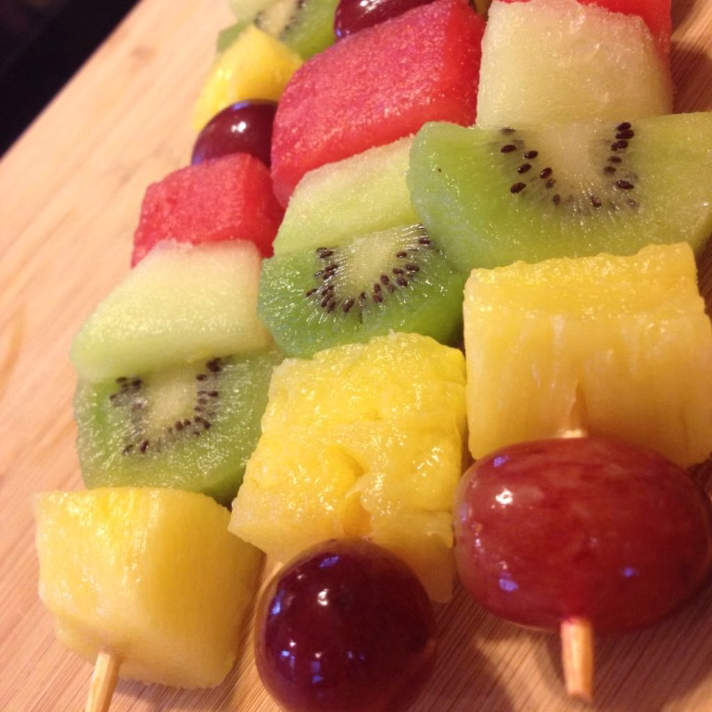 Frozen Fruit Pop Skewers
