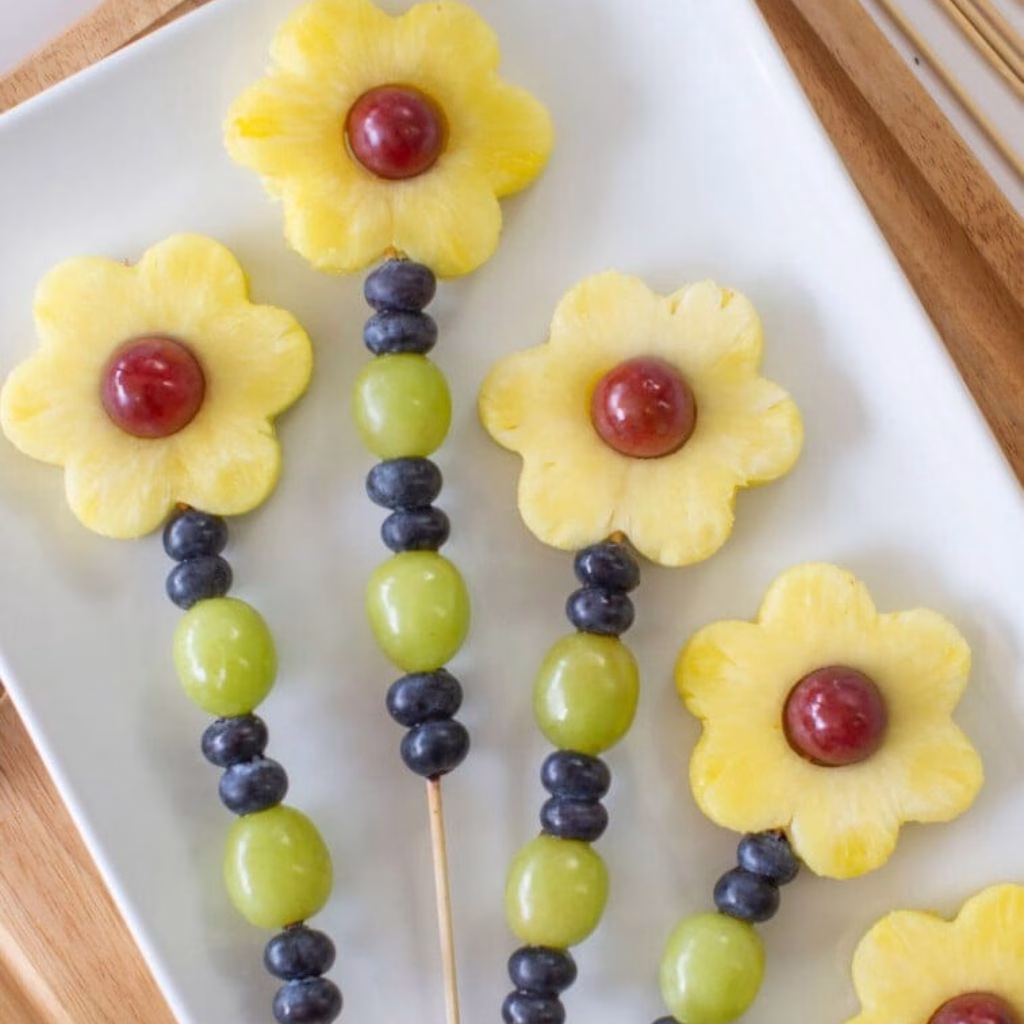 Fruit Flower Skewers