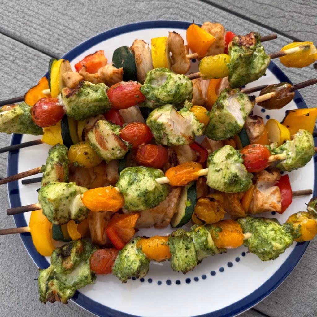 Green Goddess Skewers