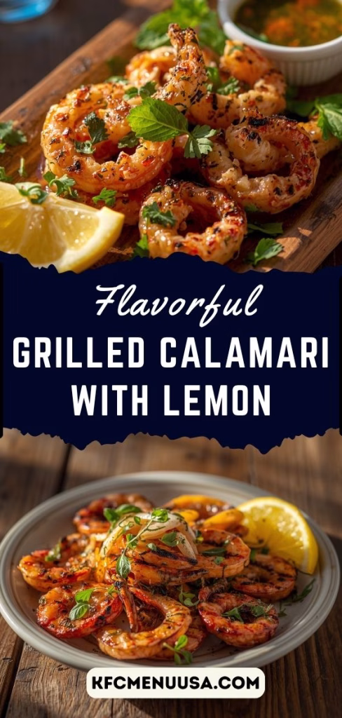 Grilled Calamari with Lemon Recipe