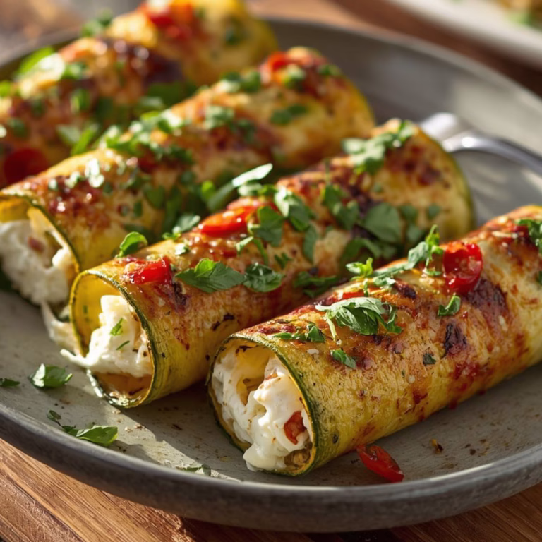 Grilled Zucchini Rolls with Ricotta Recipe