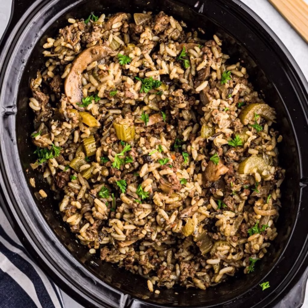 Hamburger Wild Rice Casserole