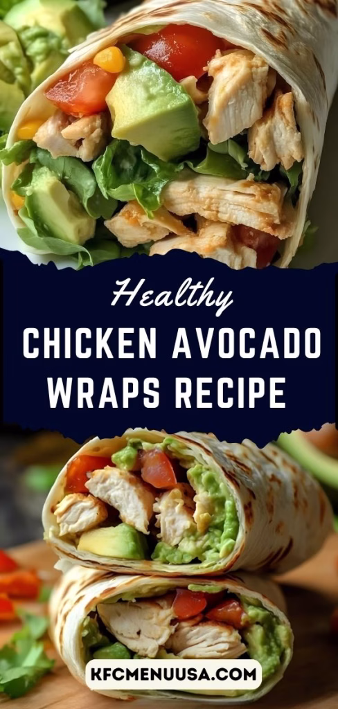 Healthy Chicken Avocado Wraps Recipe