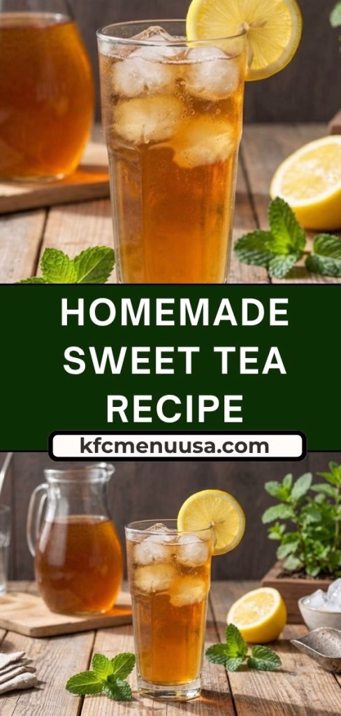 Homemade Sweet Tea Recipe