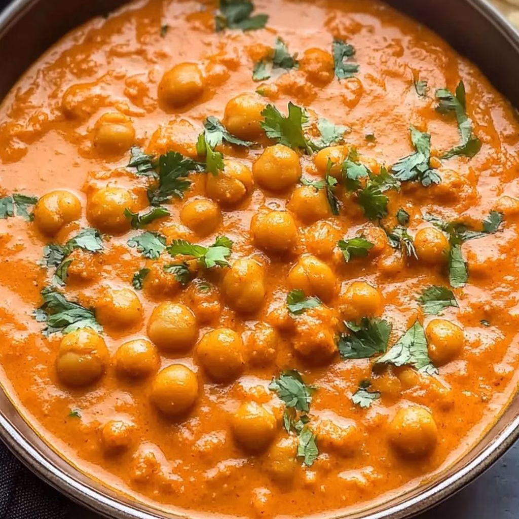 Indian Butter Chickpeas Recipe