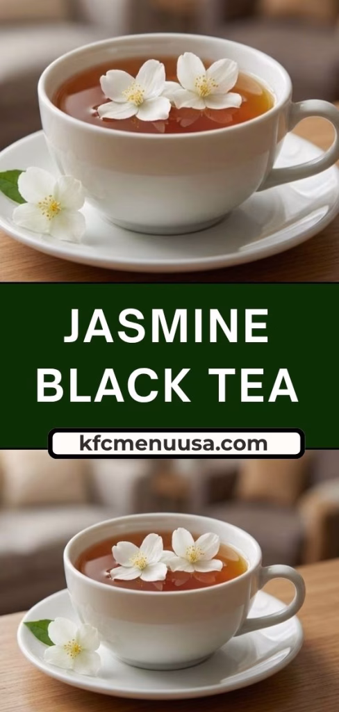 Jasmine Black Tea Recipe