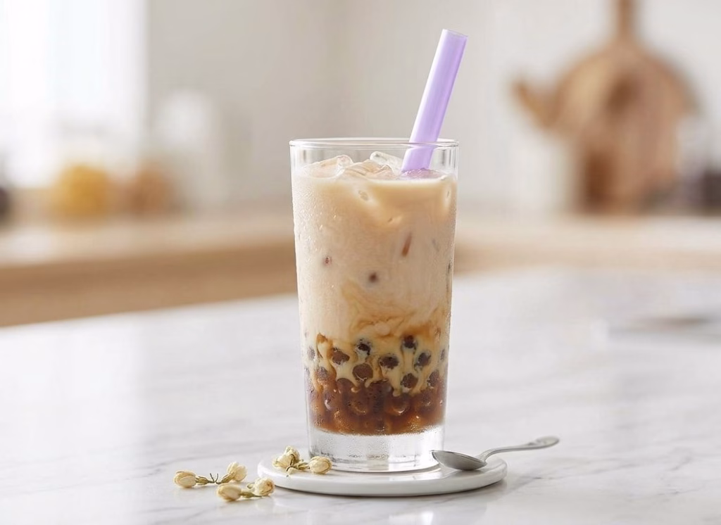 Jasmine Milk Bubble Tea Recipe