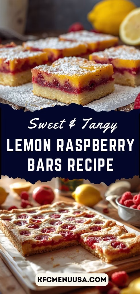 Lemon Raspberry Bars Recipe