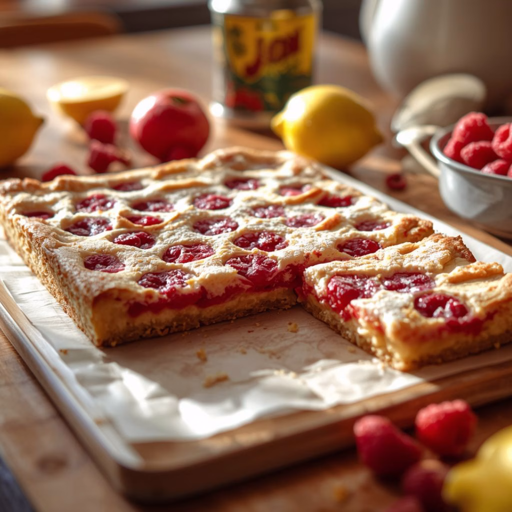Lemon Raspberry Bars Recipe
