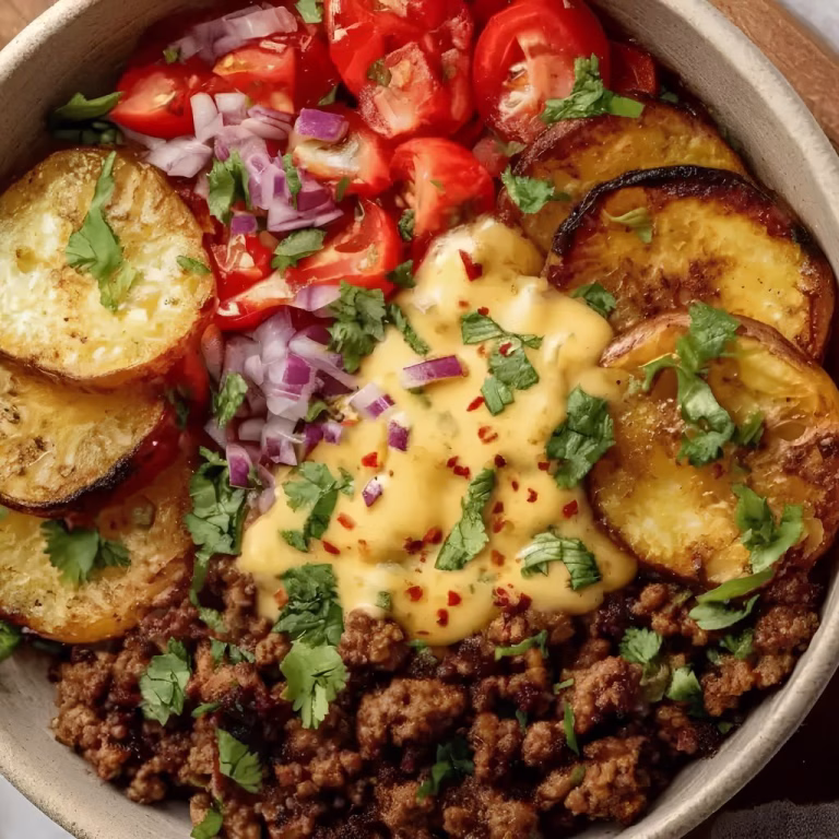 Loaded Fiesta Potato Bowls