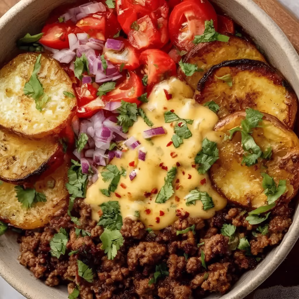 Loaded Fiesta Potato Bowls