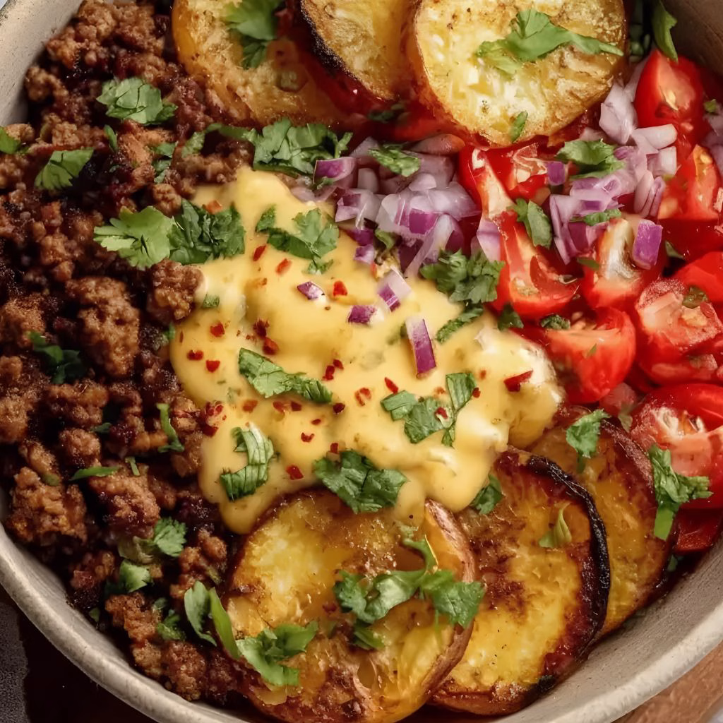 Loaded Fiesta Potato Bowls Recipe
