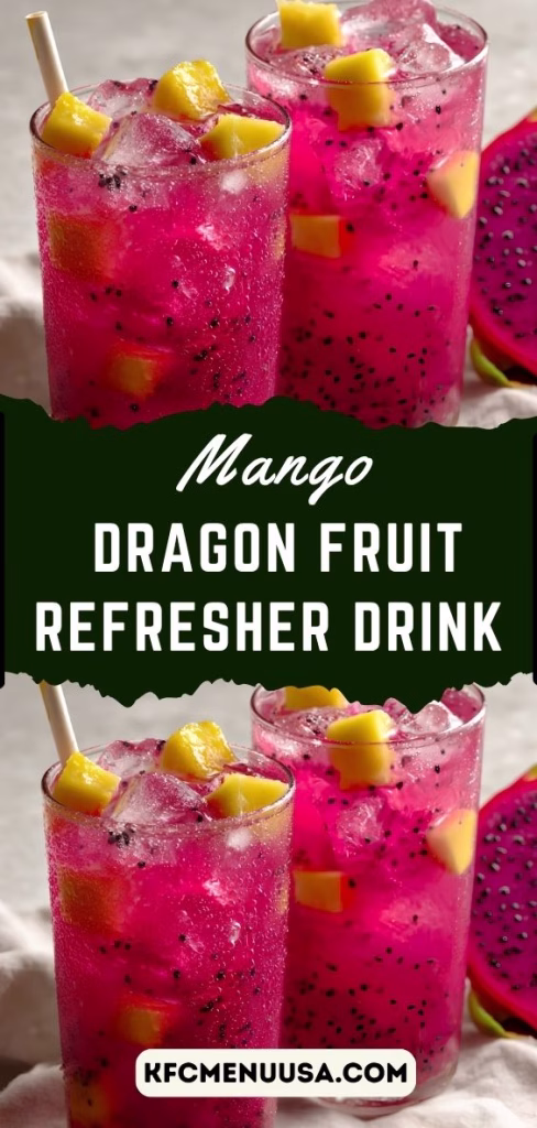 Mango Dragon Fruit Refresher Recipe