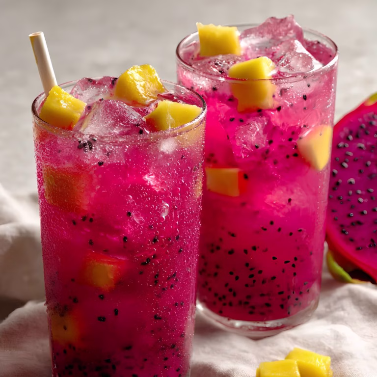Mango Dragon Fruit Refresher Recipe