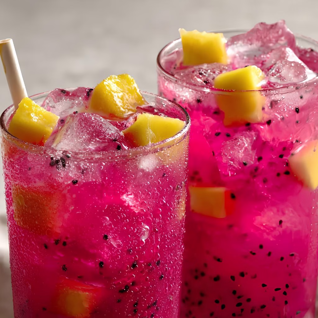 Mango Dragon Fruit Refresher Recipe