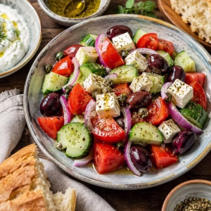 Mediterranean Greek Salad Feast Recipe