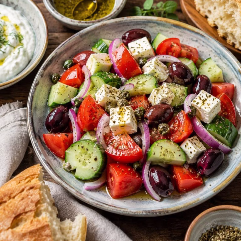 Mediterranean Greek Salad Feast Recipe