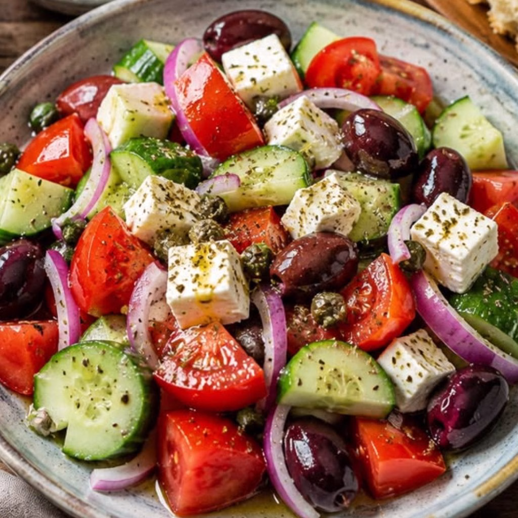 Mediterranean Greek Salad Feast Recipe