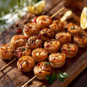 Mediterranean Grilled Shrimp Skewers Recipe