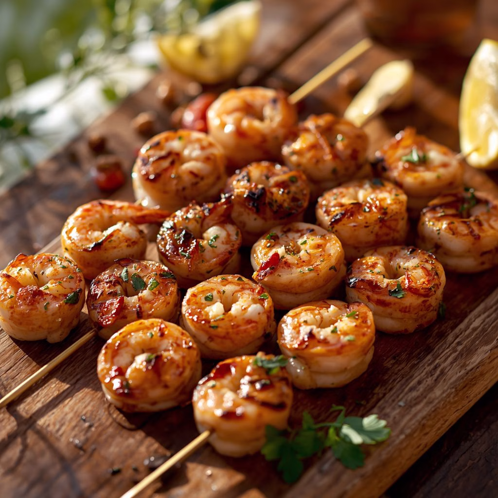 Mediterranean Grilled Shrimp Skewers Recipe