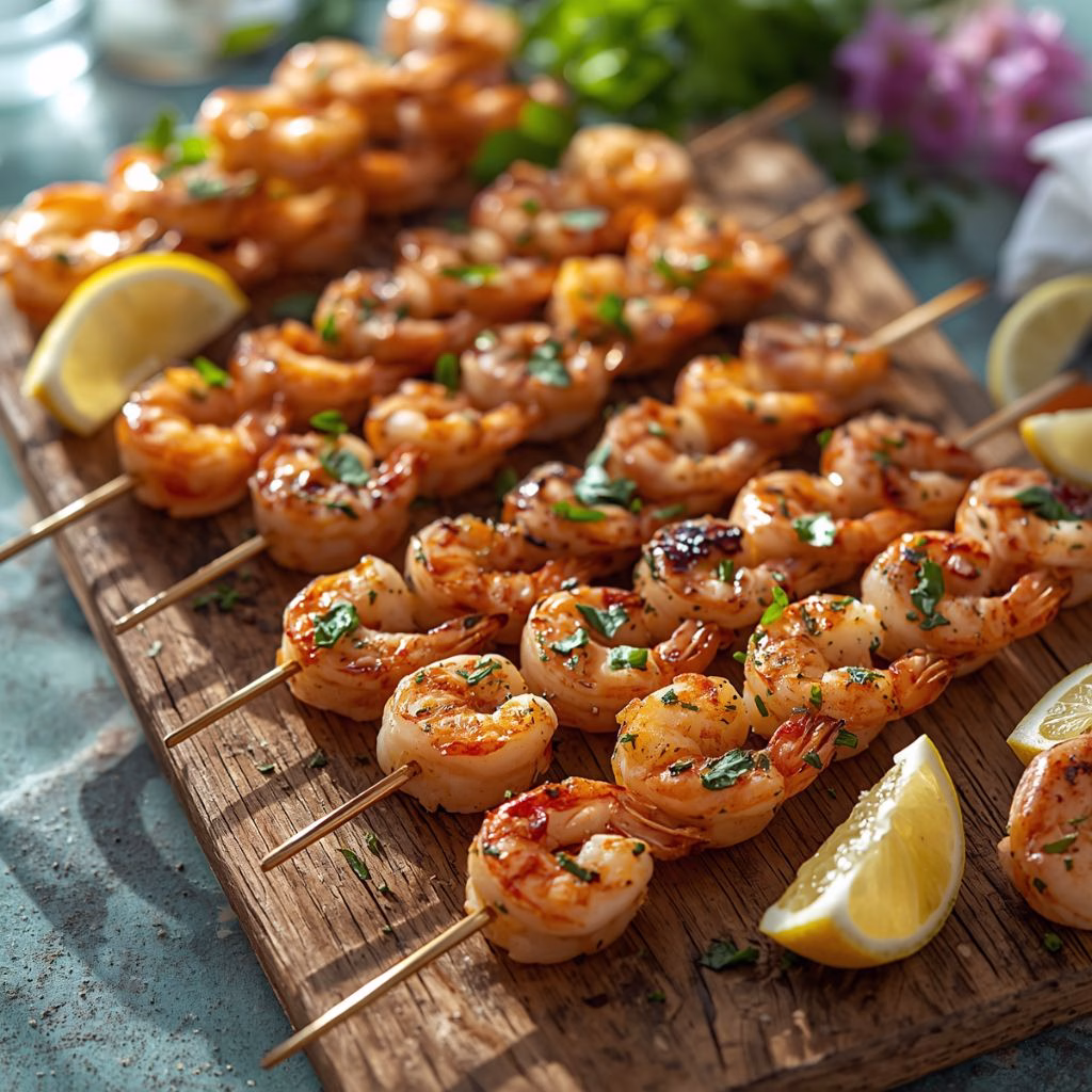 Mediterranean Grilled Shrimp Skewers Recipe