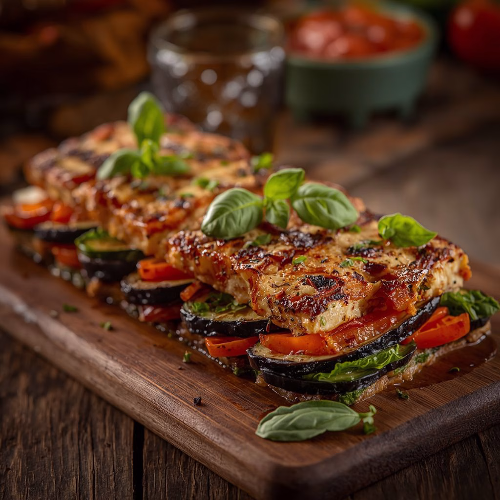 Mediterranean Grilled Vegetable Terrine Recipe