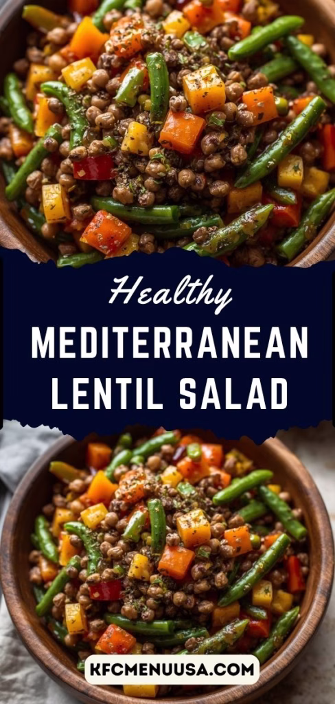 Mediterranean Lentil Salad Recipe