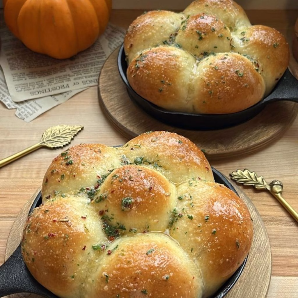 Mozzarella Stuffed Rosemary Pull-Apart Bread