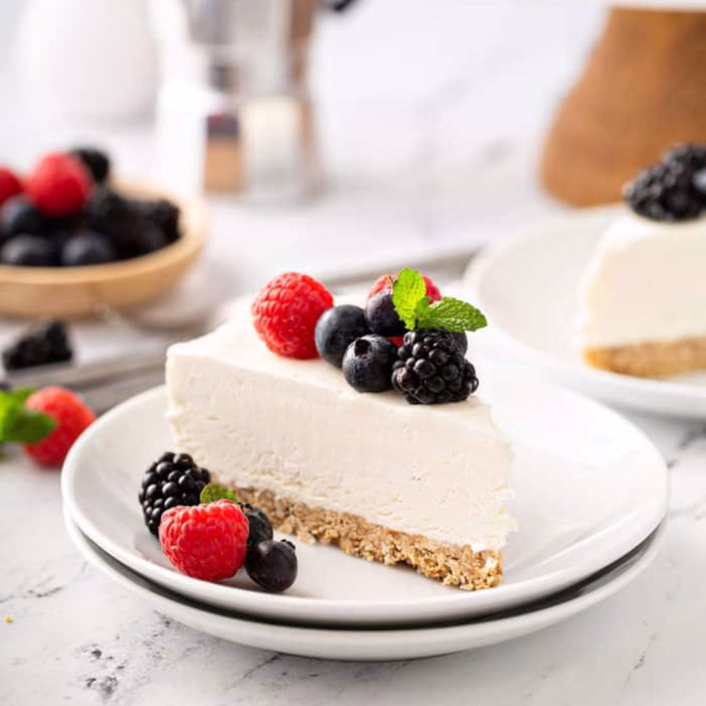 No-Bake Frozen Cheesecake