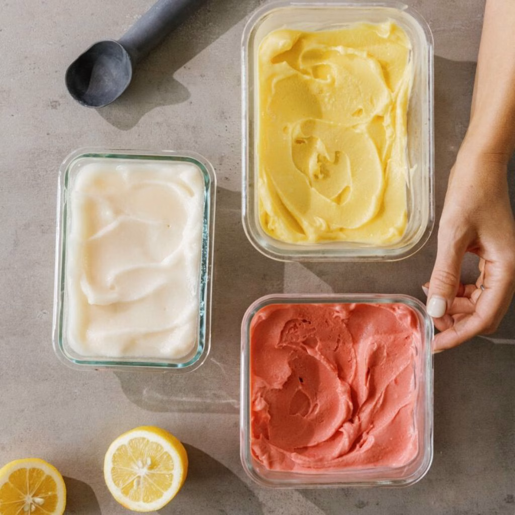 No-Churn Fruit Sorbet