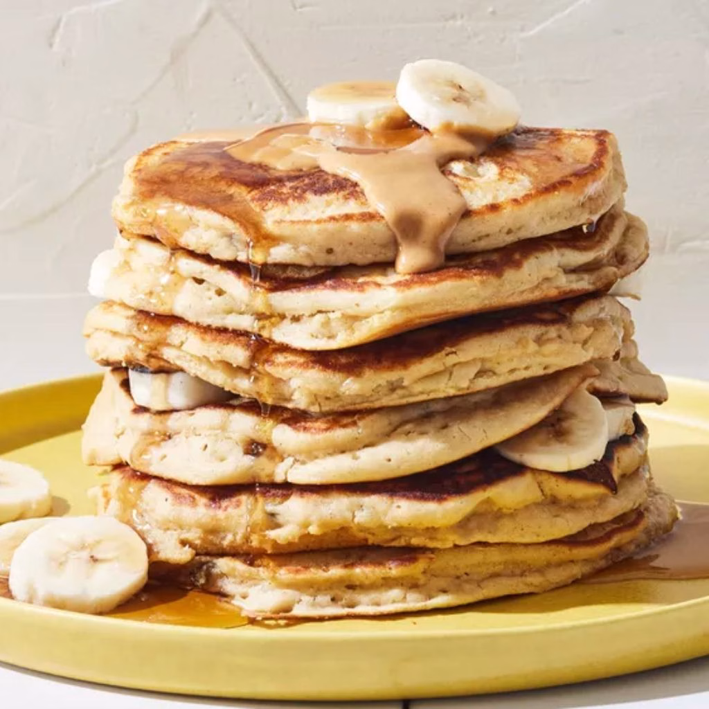 Peanut Butter Banana Pancakes