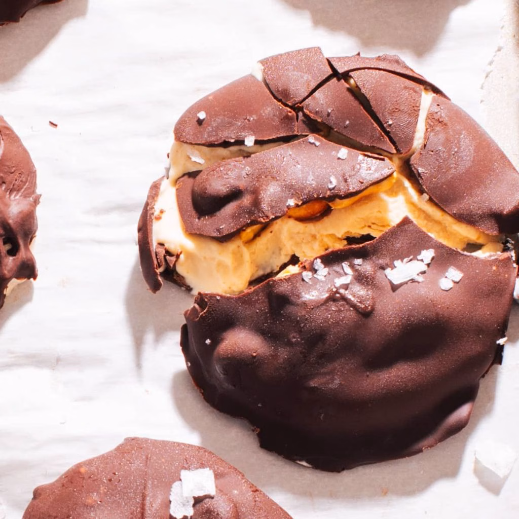 Peanut Butter Frozen Yogurt Bites