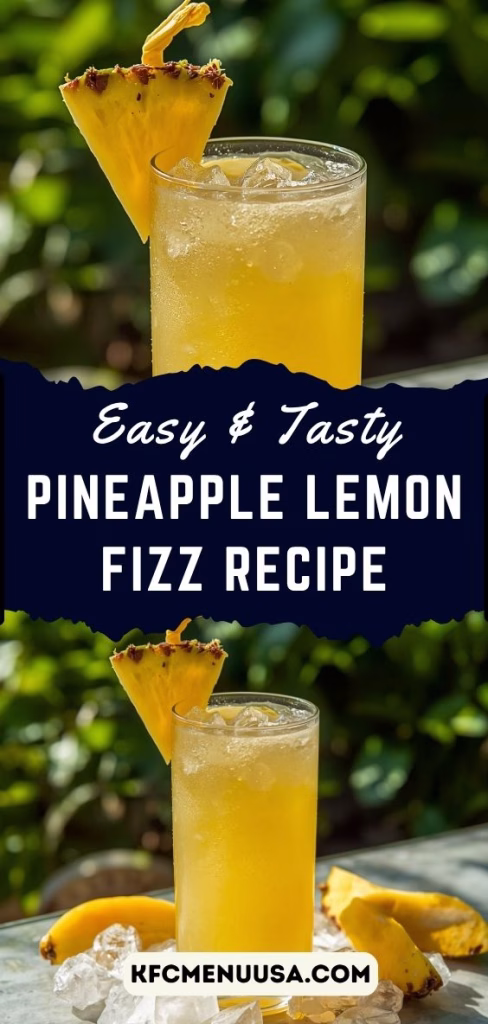 Pineapple Lemon Fizz Recipe