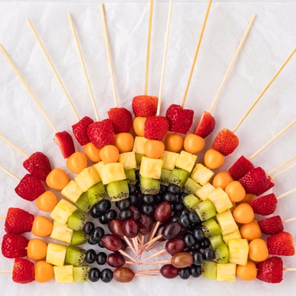 Rainbow Fruit Skewers