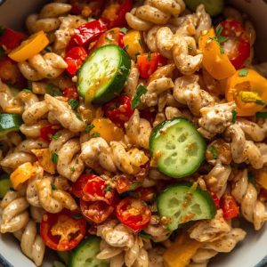 Sesame Chicken Pasta Salad Recipe