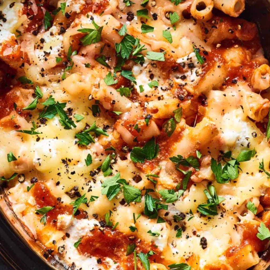 Slow Cooker Baked Ziti