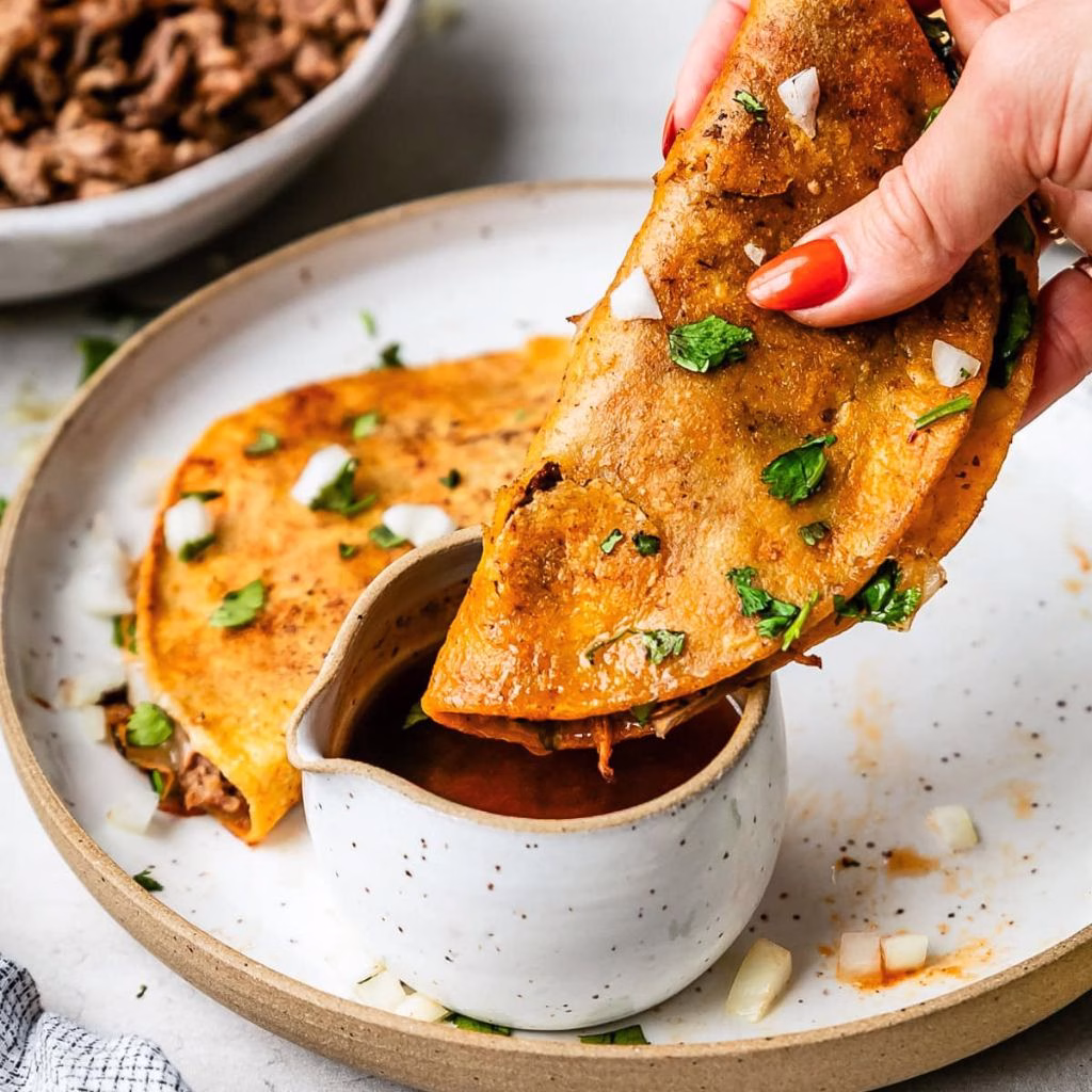 Slow Cooker Birria Tacos