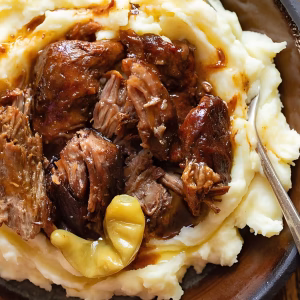 Slow Cooker Mississippi Pot Roast Recipe