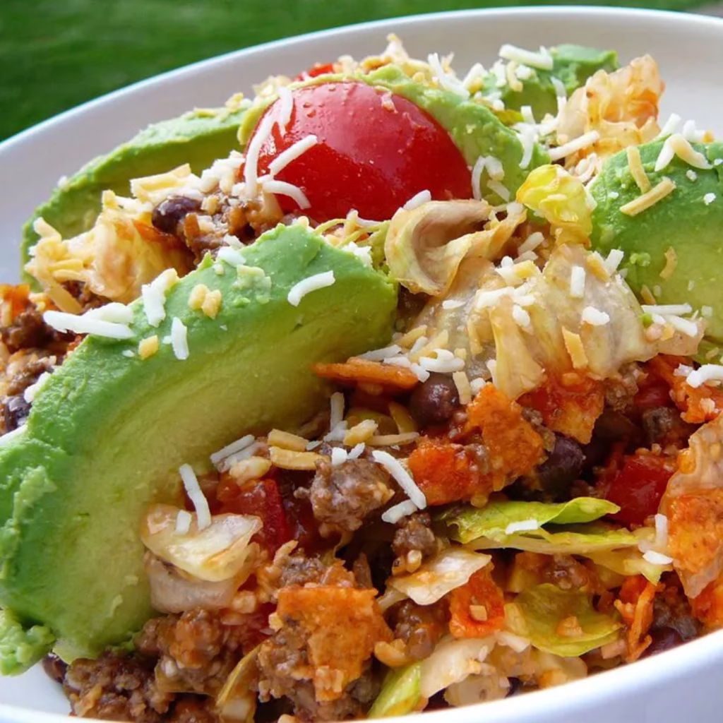 Spicy Jalapeño Dorito Taco Salad