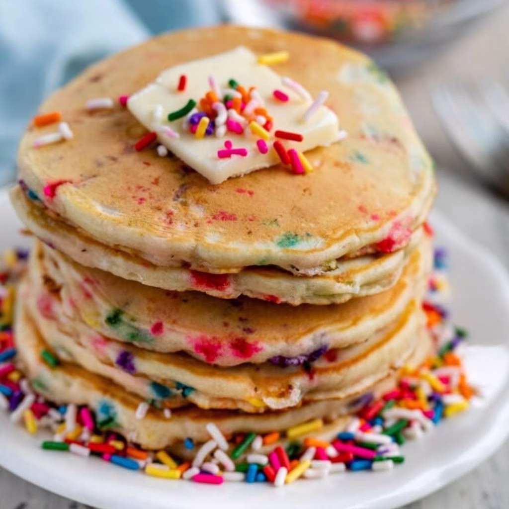 Sprinkle Pancakes